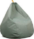 Big Joe Tuft Weatherproof Bean Bag Chair, Sage Intertwist, Weather Resistant UV-Protected Fabric, 3 feet Teardrop