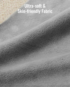 Blissful Diary 1.3" Thick Baby Play Mat, 50x50 Playpen Mat with Removable & Washable Cover, Ultra Soft Crawling Rug for Floor, Foam Cushion & Non-Slip Backing for Kid, Toddlers and Infants, Light Grey