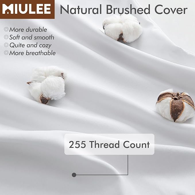 MIULEE 26x26 Inch Throw Pillow Insert Premium Throw Pillow Polyester Microfiber Stuffer Pillow for Sofa Bed Couch