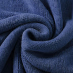 Homiest Decorative Knitted Throw Blanket with Fringe, Lightweight Acrylic Knit Blanket, Soft & Cozy Tassel Blanket for Couch, Sofa, Bed (Navy Blue, 60 x 80 Inch)