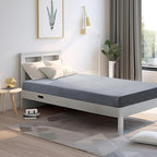 39x75x3 Inch Seat Cushion Extra Thick Memory Foam - Premium Support for Bay Window Benches, Floor Seating, Reading Nooks, Tatami Mats & Indoor Furniture, Soft Gray Washable Cover