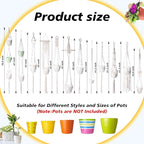 SATINIOR 12 Pcs Macrame Plant Hangers Handmade Boho Hanging Planters 12 Different Tiered Designs with 12 Hooks for Flower Pots Indoor Outdoor Decorative Wall Hanging Baskets for Home(Boho,White)