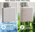 22 inch Floor Pillow for Adults and Kids - Meditation Cushions and Yoga Cushion for Floor Sitting - Ideal for Living Room and Outdoor Use - Machine Washable (1, Light Gray)