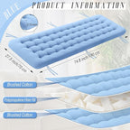 Long Floor Cushion Large Floor Cushion with Brushed Cotton 74.8 x 27.5 x 3.15 in Jumbo Lounger Pillow for Outdoor Indoor Bay Window Meditation Yoga Reading Sleeping(1 Pc,Light Blue)