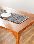 Unique Loom Chindi Jute Collection Area Rug (1' 2" x 10' Table Runner, Navy Blue/ Natural)