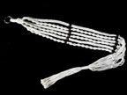 Plant Hanger Macrame Cotton 6 Legs 51 Inches in Tan and Green Color for Indoor Outdoor, Living Room, Kitchen, Deck, Patio, High and Low Ceiling with Size of 10-12 inches Without The Pot (Cream)