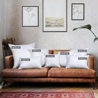 Utopia Bedding Throw Pillows (Set of 1, White) – 18 x 18 Inches Down Alternative Pillows for Bed, Sofa, and Couch - Fluffy Decorative Stuffer Pillow for Indoors & Outdoors