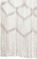 Flber Macrame Curtain Window Macrame Room Divider Doorway Curtain Boho Macrame Wall Hanging Living Room Bedroom Decor 42" W x 75" H