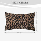 Brown Leopard Pillow Covers 12x20 Set of 2 Cheetah Throw Pillows Skin Animal Print Pillow Cases Modern Outdoor Decorative Pillows Farmhouse Soft Cotton Lumbar Cushion Case for Couch Home Bed
