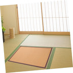 Natural Woven Floor Pillow Boho Home Decor Seating Mat Carbonized Thickness