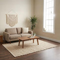 · REDEARTH · Jute Cotton Area Rug, Sustainable Handwoven, Non-Shedding, Soft & Durable – Reversible, Neutral Tones for Home Décor in Living Room, Dining Room, Bedroom (Arden Natural, 5'x8')