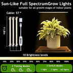 HOMKIRT Plant Stand with Grow Light, Plant Shelf Indoor for Mutiple Pots, 7 Tiers Wood Plant Ladder Holder Flower Stand for Corner Living Room Patio Boho Home Decor
