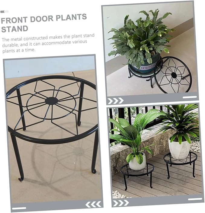 YARNOW Metal Plant Stand Iron Flower Pot Stand for Flowerpot Shelf for Home Decor