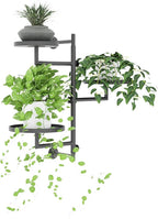 Rotating Wall Plant Shelves Plant Shelf for Window 3-Tier Metal Wall Plant Holder for Multiple Plants with Hanging Indoor Home Decor