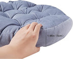 Big Hippo Floor Pillow Cushion, 22 Inch Round Seat Cushions Thick Meditation Cushion for Yoga Living Room Sofa Balcony Indoor & Outdoor (Gray)