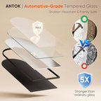 Antok 71" x28” Arched Full Length Floor Mirror, Black Aluminum Frame, Free Standing/Wall Mount/Leaning for Bedroom, Living Room, Dressing Room