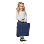 ECR4Kids SoftZone Floor Cushions, Square, Flexible Seating, Earthtone, 6-Piece