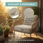 20 inches Meditation Floor Pillow Square Large Floor Cushions for Adults, Thick Memory Foam Seat Cushions for Yoga, Living Room, Sofa, Tatami, Bay Window Beige