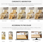 BOURINA Faux Cashmere Fringe Throw Blanket Decorative Lightweight Throw Soft Cozy for Bed or Sofa Outdoor Blanket, 50" x 70" Yellow