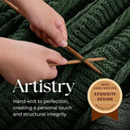 Boho Knitted Chenille Blanket with Tassels - Lightweight & Soft All-Season Throw - 3D Classic Pattern for Living Room Bedroom Couch, Imperial Green, Queen 90"x90"