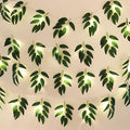 RECUTMS Willow Leaves String Lights 2Packs 20LEDs Artificial Leaf Rattan Light Hanging Vine Battery Operated Fairy Warm Light Ivy Greenery for Home Wedding Party Wall Indoor Outdoor Decor