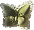 Butterfly Sofa Pillow Animal Floor Reading Pillow Car Cushion (Green, 50cm)