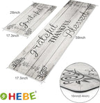 HEBE Anti Fatigue Kitchen Mat Set of 2 Non Slip Cushioned Kitchen Mats for Floor Waterproof Farmhouse Kitchen Rugs and Mats Set Comfort Standing Desk Mat Carpet for Sink,Office,Laundry