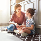 WISELIFE Anti Fatigue Floor Mat - 4/5 Inch Kitchen Mat Non Slip Waterproof Heavy Duty Ergonomic Comfort Mat Durable for Home, Office, Sink, Laundry,(17.3" x 39", Chocolate)