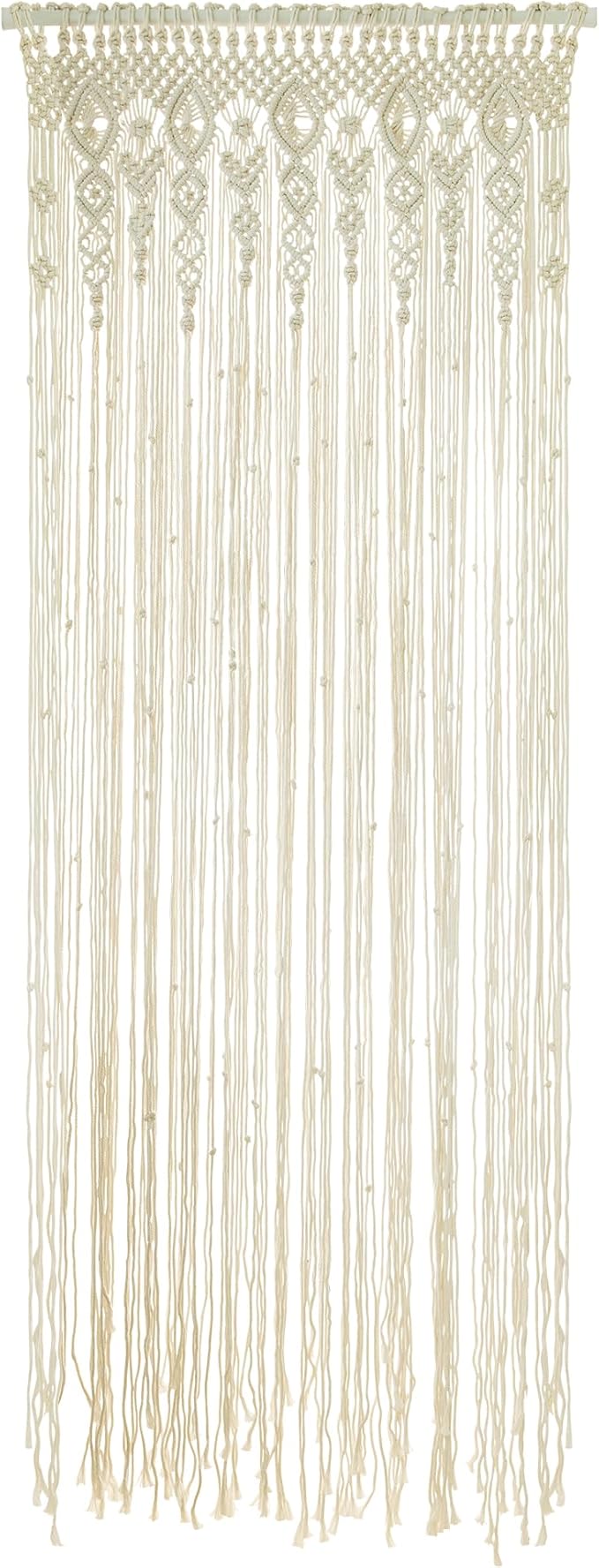 Macrame Door Curtain Bohemian Curtains for Windows Handwoven Boho Wall Hanging for Doorways Room Dividers Bedroom Decor Wedding Tapestry Living Room Farmhouse Cottage 35x70 inch