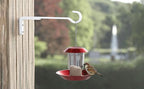 8 Inch 2 Pack White Heavy Duty Outdoor Plant Hangers, Iron Hanging Plant Brackets for Hanging Plants Outside, Metal Plant Hooks Plant Wall Hooks for Hanging Lantern, Bird Feeder