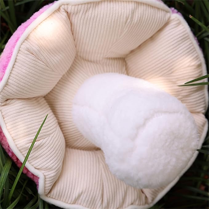 Pillow Mushroom Pillow Floor Pillow Sofa Cushion Home Decoration Pillows Reading Pillow (Pink, 32cm)
