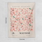 Chordity Danish Pastel Botanical Flower Market Aesthetic Floral Plants Tapestries Wall Hanging Tapestry Decorative Flag For Home Decor Living Room College Dorm Bedroom Banner Poster 30*40 Inch