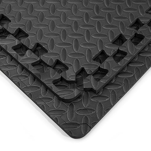 Art3d 48 Sq.Ft Eva Puzzle Exercise Mats, 1/2" Thick Foam Interlocking Tiles for Flooring, Workout, Gym Equipments, Pack of 12