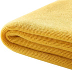 Homiest Decorative Knitted Throw Blanket with Fringe, Lightweight Acrylic Knit, Soft & Cozy Tassel Blanket for Couch, Sofa, Bed (Yellow, 60 x 80 Inch)