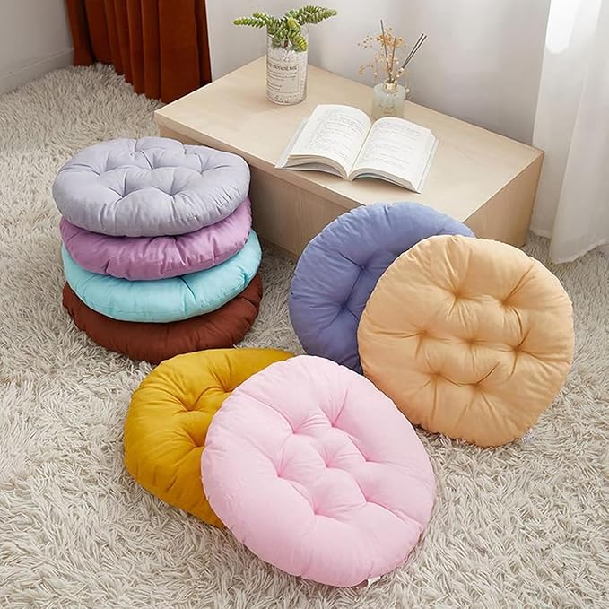 12 Pcs 16 Inch Floor Pillows Cushions for Kids, Toddlers, Adults - Flexible Seating Pillows for Classroom, Home, School - Reading, Playing Chair Cushions (12 Colors)