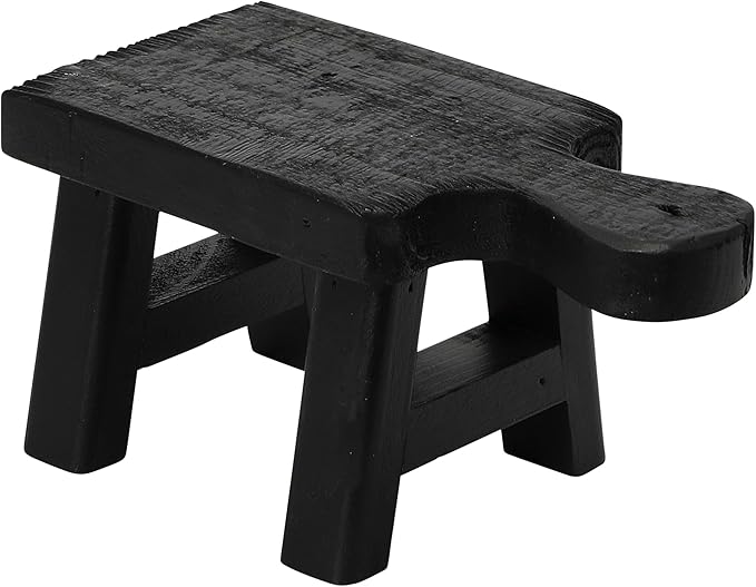 Creative Co-Op Decorative Wood Pedestal, Black