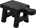 Creative Co-Op Decorative Wood Pedestal, Black