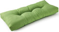 SUNROX LokGrip Non Slip Tufted Memory Foam Bench Cushion, FadeShield Water Resistant Durable Thicken Outdoor/Indoor Bench Seat Pads 48x16x4 inch, Apple Green