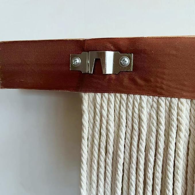 laddawan Extra Large Macrame Wall Hanging Dip-Dyed Tapestry Modern Wooden Home Wall Art For Living room Boho Handmade Wall Decor For Bedroom (Green)