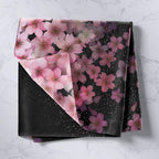 Erosebridal Cherry Blossom Wall Hanging Pink Flower Tapestry Room Decor Petal Floral Wall Blanket Starry Sky Glitter Girly Room Decor Xlarge 70x92