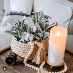 Set of 3 Seagrass Woven Round Wicker Basket Storage Bread Chip Snack Bowl - Braided Handwoven Natural Holder, weave seagrass container,Vintage Jar Bathroom Kitchen Storage