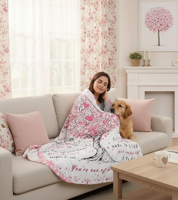 Aipon Best Friend Blanket 40"x50" Bestie Soul Sister Gift for Women Birthday Wedding Graduation Friendship Gift for BFF Women