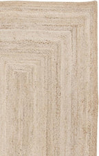 SAFAVIEH Area Rug 3' Square - Cape Cod Collection- Natural Brown, Handmade Braided Flat Weave Jute (CAP252A)