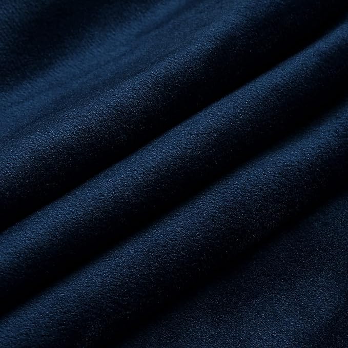 NiNi ALL Decorative Throw Pillow Covers Velvet 22x22 Inch Pack of 2 Dark Blue Cushion Covers Soft for Couch Sofa Bedroom Living Room Outdoor
