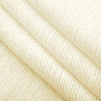 Vonty Ivory White Knitted Blanket with Tassels Fringe 50" x 60", Super Soft Knit Throw Blanket, Farmhouse Decorative Lightweight Blanket for Couch, Sofa, Bed