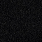 Boucle Ottoman with Storage Black, Small Round Footrest Stool with Removable Lid, Upholstered Sherpa Vanity Chair for Bedroom Entryway
