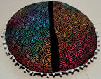 CRAFT KALA 22" Mandala Meditation Floor Pillows Cover Pouf Cover Round Seating Bohemian Mandala Cotton Floor Cushion Cover Outdoor Fireplace Seating Living Room Yoga Room Home Décor (Multi Peacock)