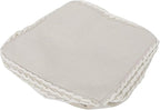 REDEARTH · UNSTUFFED Pouf Ottoman Cover Boho Textured Storage Cube Poof, Farmhouse Accent Pouffe Footrest for Living Room, Bedroom, Nursery, kidsroom, Nook; 100% Cotton (18x18x18; Natural)