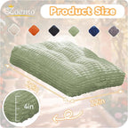 Floor Pillow Cushion for Adults, Meditation Cushion Pillow, Large Square Floor Sitting, for Tatami Living Room or Yoga, 22x22 Inch