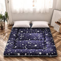 MAXYOYO Navy Star Futon Mattress Japanese Floor Mattress Tatami Floor Mat Foldable Bed Portable Camping Mattress Kids Sleeping Pad Floor Lounger Couch Bed Twin Size